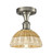 Innovations - 516-1C-SN-NBD2-75-NAT - One Light Semi-Flush Mount - Ballston - Brushed Satin Nickel