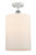 Innovations - 516-1C-WPC-G111-L-LED - LED Semi-Flush Mount - Ballston - White Polished Chrome