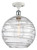 Innovations - 516-1C-WPC-G1213-12-LED - LED Semi-Flush Mount - Ballston - White Polished Chrome