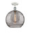 Innovations - 516-1C-WPC-G1213-12SM - One Light Semi-Flush Mount - Ballston - White Polished Chrome