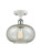 Innovations - 516-1C-WPC-G249-LED - LED Semi-Flush Mount - Ballston - White Polished Chrome