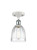 Innovations - 516-1C-WPC-G442-LED - LED Semi-Flush Mount - Ballston - White Polished Chrome