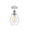 Innovations - 516-1C-WPC-G652-6 - One Light Semi-Flush Mount - Ballston - White Polished Chrome