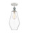 Innovations - 516-1C-WPC-G652-7 - One Light Semi-Flush Mount - Ballston - White Polished Chrome
