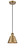 Innovations - 516-1P-BB-M8-LED - LED Mini Pendant - Ballston - Brushed Brass