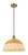 Innovations - 516-1P-BB-NBD2-16-NAT - One Light Mini Pendant - Ballston - Brushed Brass