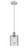 Innovations - 516-1P-WPC-G112 - One Light Mini Pendant - Ballston - White Polished Chrome