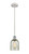 Innovations - 516-1P-WPC-G259 - One Light Mini Pendant - Ballston - White Polished Chrome