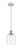 Innovations - 516-1P-WPC-G558-6CL - One Light Mini Pendant - Ballston - White Polished Chrome