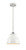 Innovations - 516-1P-WPC-M14-W - One Light Mini Pendant - Ballston - White Polished Chrome