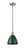 manufacturer_finish:Brushed Satin Nickel|manufacturer_glass:Green|light_output:220.00lm|color_temperature:2200K|cri:99