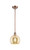 Innovations - 516-1S-AC-G128-8 - One Light Mini Pendant - Ballston - Antique Copper