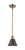 Innovations - 516-1S-AC-M8-LED - LED Mini Pendant - Ballston - Antique Copper