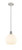 Innovations - 516-1S-WPC-G1217-8WV - LED Mini Pendant - Ballston - White Polished Chrome
