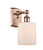 manufacturer_finish:Antique Copper|manufacturer_glass:Cased Matte White Cobbleskill|light_output:220.00lm|color_temperature:2200K|cri:99
