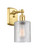 Innovations - 516-1W-SG-G112 - One Light Wall Sconce - Ballston - Satin Gold