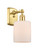 manufacturer_finish:Satin Gold|manufacturer_glass:Cased Matte White Cobbleskill|light_output:600.00lm|color_temperature:2700K|cri:82