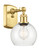 manufacturer_finish:Satin Gold|manufacturer_glass:Clear|light_output:375.00lm|color_temperature:2200K|cri:90