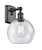manufacturer_finish:Matte Black|manufacturer_glass:Seedy|light_output:600.00lm|color_temperature:2700K|cri:82
