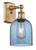 manufacturer_finish:Brushed Brass|manufacturer_glass:Blue|light_output:220.00lm|color_temperature:2200K|cri:99