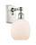 Innovations - 516-1W-WPC-G101 - One Light Wall Sconce - Ballston - White Polished Chrome