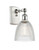 Innovations - 516-1W-WPC-G382 - One Light Wall Sconce - Ballston - White Polished Chrome
