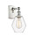 Innovations - 516-1W-WPC-G652-6 - One Light Wall Sconce - Ballston - White Polished Chrome