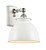 Innovations - 516-1W-WPC-M14-WPC-LED - LED Wall Sconce - Ballston - White and Polished Chrome
