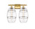 Innovations - 516-2W-SG-G557-8CL - Two Light Bath Vanity - Ballston - Satin Gold
