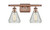 Innovations - 516-2W-AC-G275 - Two Light Bath Vanity - Ballston - Antique Copper
