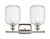 Ballston Two Light Bath Vanity (516-2W-PN-G460-7CL)