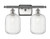 Innovations - 516-2W-SN-G460-7CL - Two Light Bath Vanity - Ballston - Brushed Satin Nickel