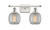 Innovations - 516-2W-WPC-G105 - Two Light Bath Vanity - Ballston - White Polished Chrome