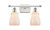 Innovations - 516-2W-WPC-G391 - Two Light Bath Vanity - Ballston - White Polished Chrome