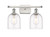 Innovations - 516-2W-WPC-G558-6CL - Two Light Bath Vanity - Ballston - White Polished Chrome