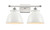 Innovations - 516-2W-WPC-M14-WPC-LED - LED Bath Vanity - Ballston - White and Polished Chrome