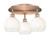 Innovations - 516-3C-AC-G483-8OP - Three Light Semi-Flush Mount - Ballston - Antique Copper