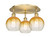 Innovations - 516-3C-BB-G483-8AM - Three Light Semi-Flush Mount - Ballston - Brushed Brass
