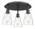 Innovations - 516-3C-BK-G394 - Three Light Flush Mount - Downtown Urban - Matte Black