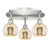 Innovations - 516-3C-SN-G128-6 - Three Light Semi-Flush Mount - Ballston - Satin Nickel