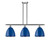 manufacturer_finish:Brushed Satin Nickel|manufacturer_glass:Blue|light_output:220.00lm|color_temperature:2200K|cri:99