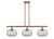 Innovations - 516-3I-AC-G249 - Three Light Island Pendant - Ballston - Antique Copper