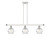 Innovations - 516-3I-WPC-G1213-6 - Three Light Island Pendant - Ballston - White Polished Chrome