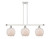 Innovations - 516-3I-WPC-G121-8RW - Three Light Island Pendant - Ballston - White Polished Chrome