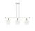 Innovations - 516-3I-WPC-G652-6-LED - LED Island Pendant - Ballston - White Polished Chrome