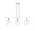 Innovations - 516-3I-WPC-G652-8 - Three Light Island Pendant - Ballston - White Polished Chrome