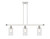 Innovations - 516-3I-WPC-G802-LED - LED Island Pendant - Ballston - White Polished Chrome