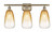 Innovations - 516-3W-AB-G480-6AM - Three Light Bath Vanity - Ballston - Antique Brass
