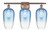 Innovations - 516-3W-AC-G484-7SB - Three Light Bath Vanity - Ballston - Antique Copper