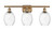 Innovations - 516-3W-BB-G459-6CL - Three Light Bath Vanity - Ballston - Brushed Brass
